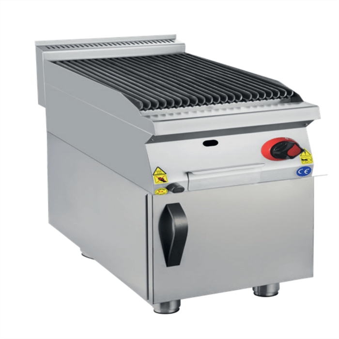 Karacasan Endüstriyel 900 Seri Dolaplı 40 cm LPG Tüplü Sulu Döküm Izgara