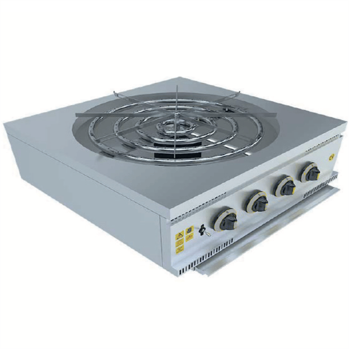 Karacasan Endüstriyel Set Üstü 70 cm Tek Gözlü Doğalgazlı Künefe Ve Börek Ocağı