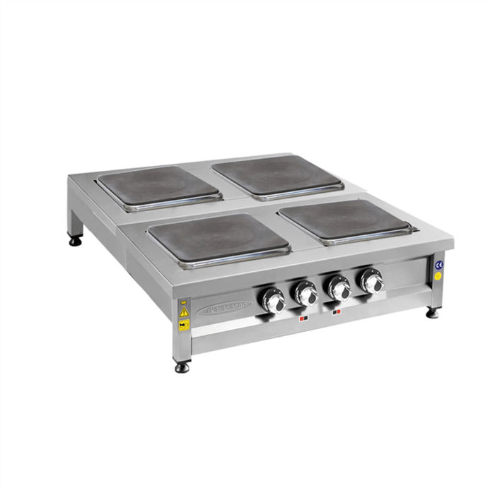 CSA Karacasan Set Üstü Dörtlü 4 Gözlü Elektrikli Ocak