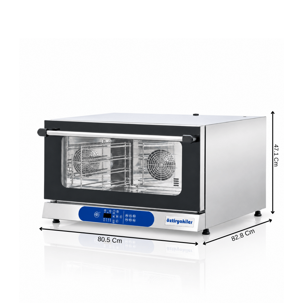 Öztiryakiler Elektrikli Dijital Konveksiyonlu Pastane Fırını 40x60 - 3 Tepsi 220V