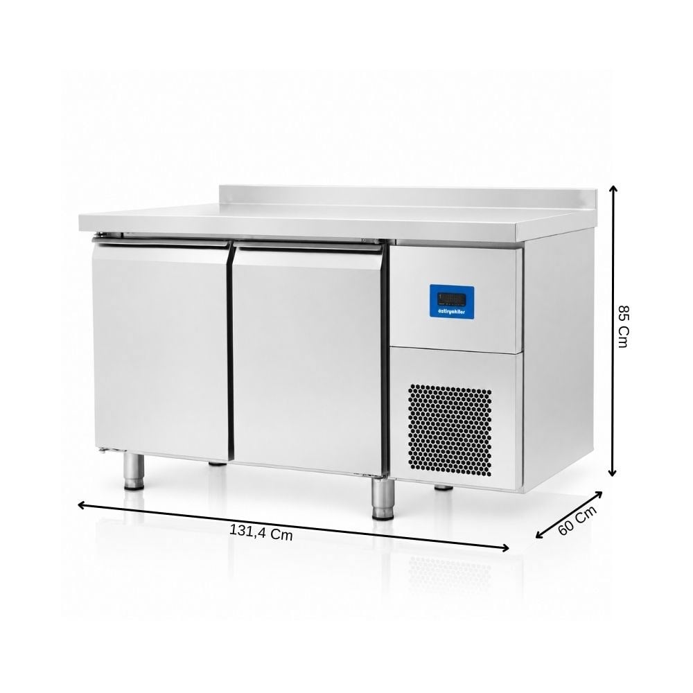 Öztiryakiler TA 260 LMV 2 Kapılı Tezgah Tip Derin Dondurucu 252 Litre 304 Çelik
