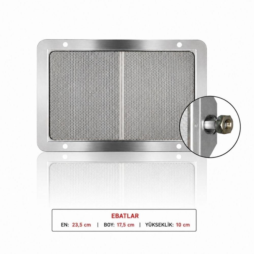 Pimak Borulu Tip Radyan Taşı 23x17 (cm) 