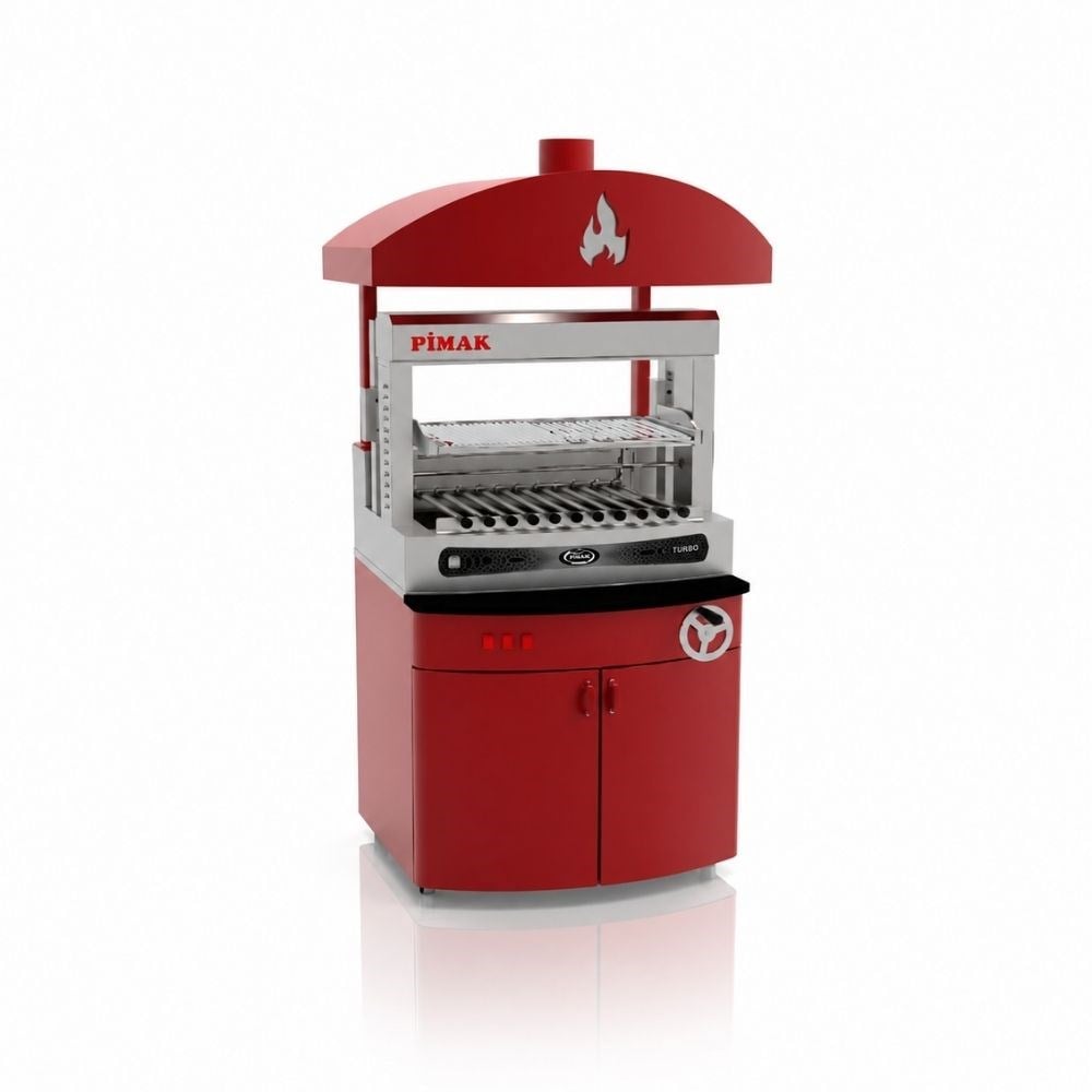 Pimak Elektrikli Asansörlü Izgara 11 + 1 Şiş 108 x 106 x 215 (cm)