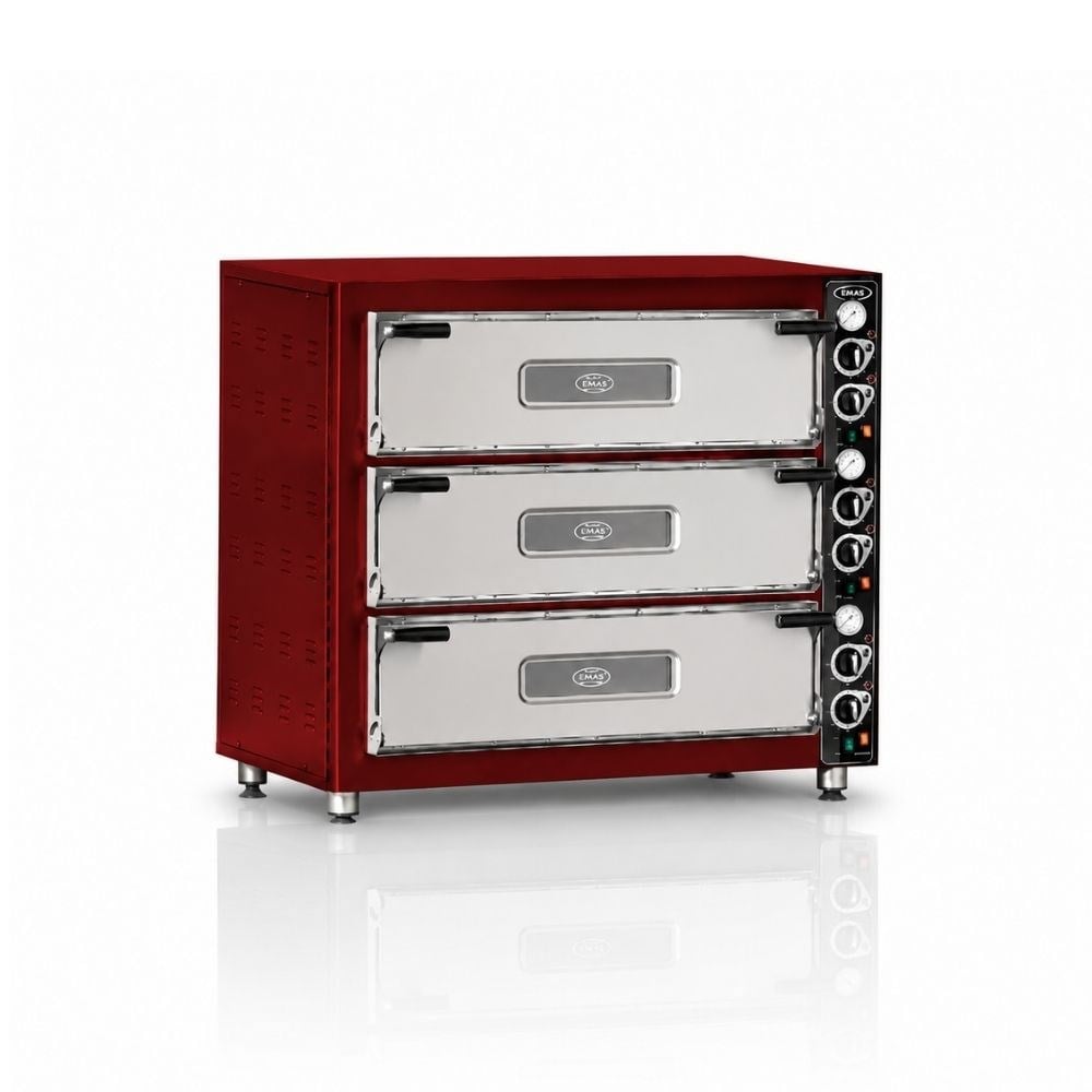 Pimak Elektrikli Pizza Fırını 6 + 6 +6 Adet 92 x 62 (cm) İç Ebat