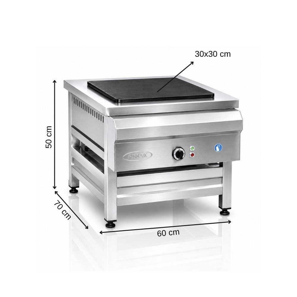 Pimak Elektrikli Yer Ocağı 600 Snack Seri 60 x 70 x 50 (cm)