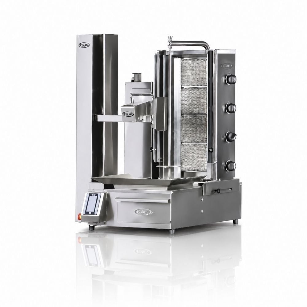 Pimak Robot Döner Makinaları 4 Radyanlı Doğalgazlı
