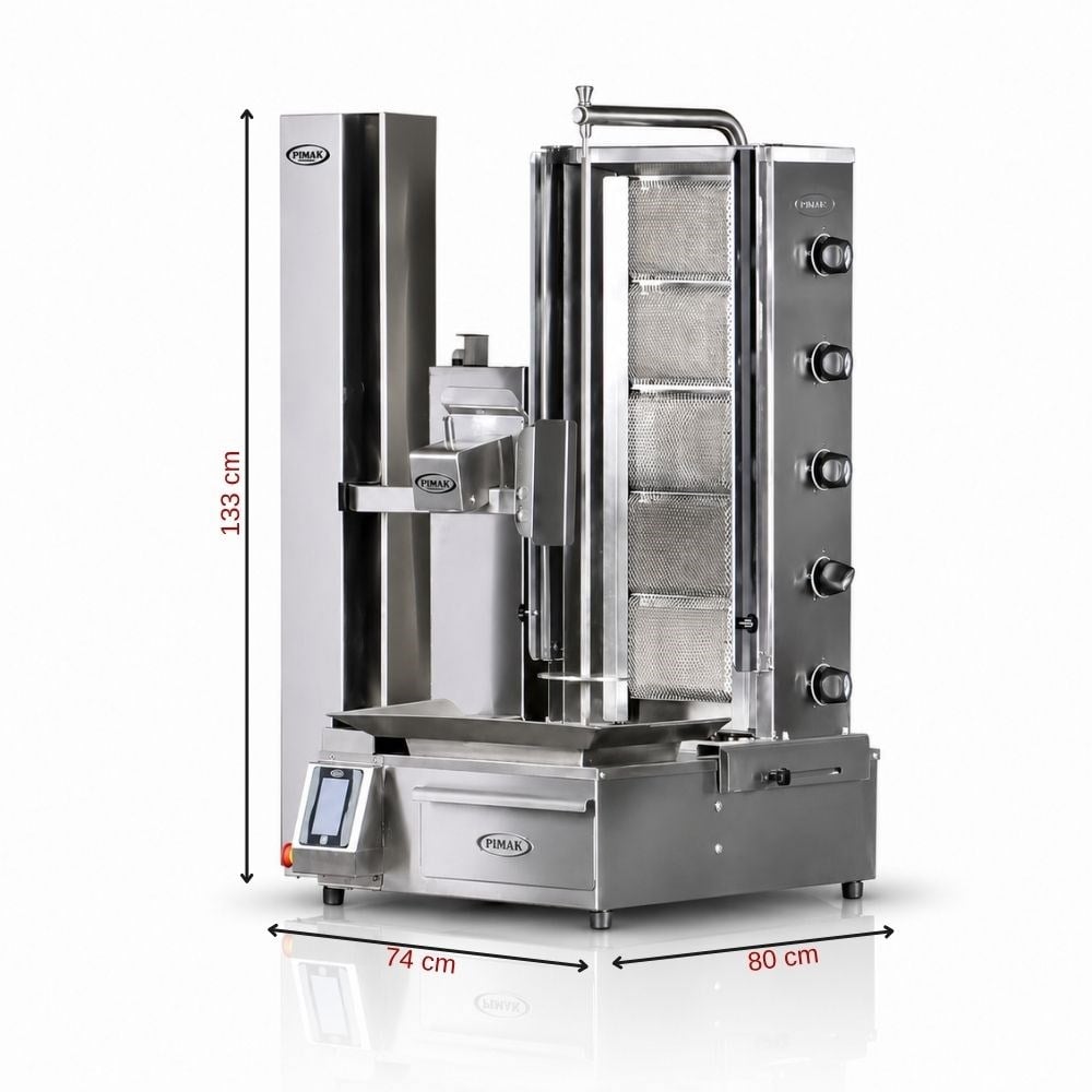 Pimak Robot Döner Makinaları 5 Radyanlı Tüplü