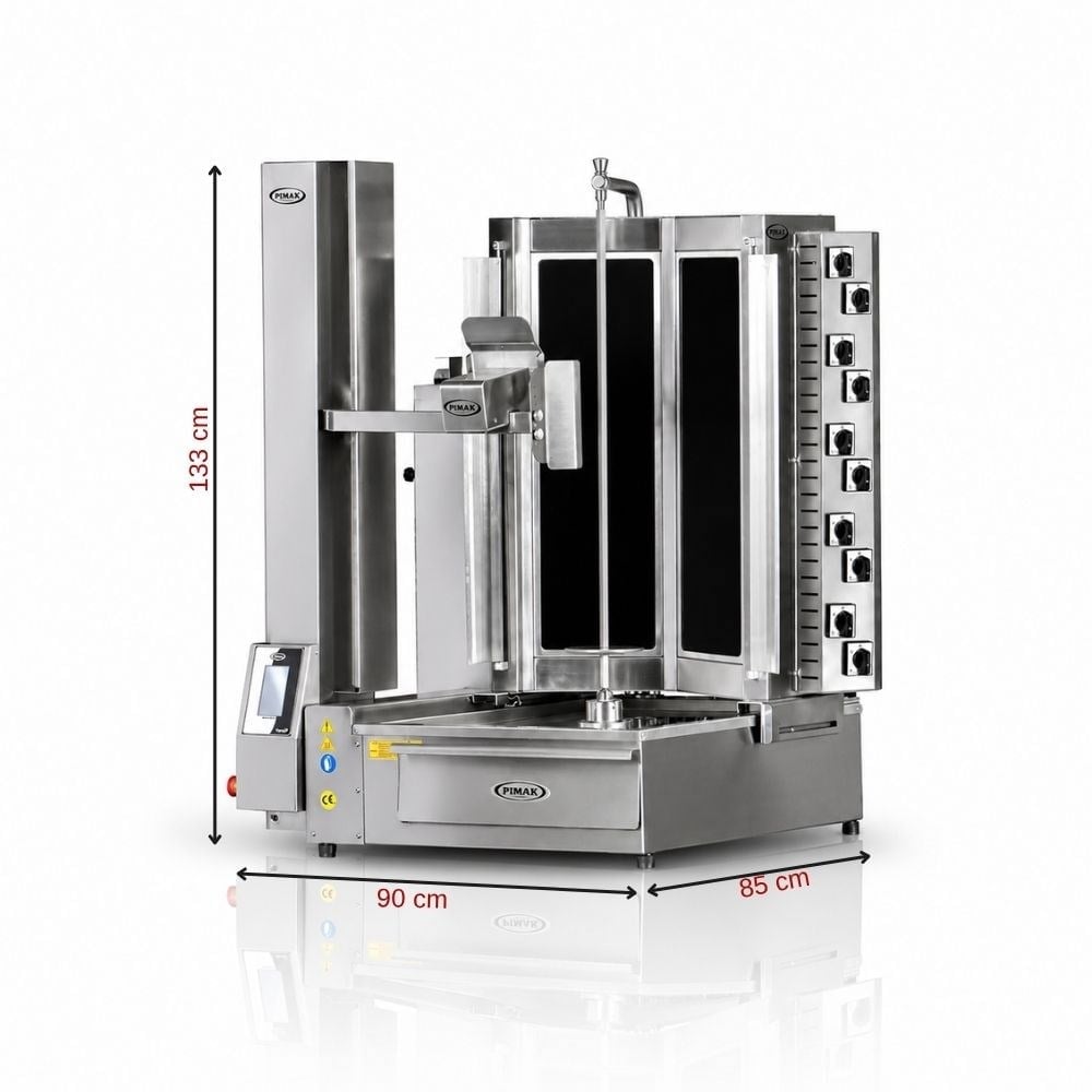 Pimak Robot Döner Makinaları 5+5 Radyanlı Elektrikli