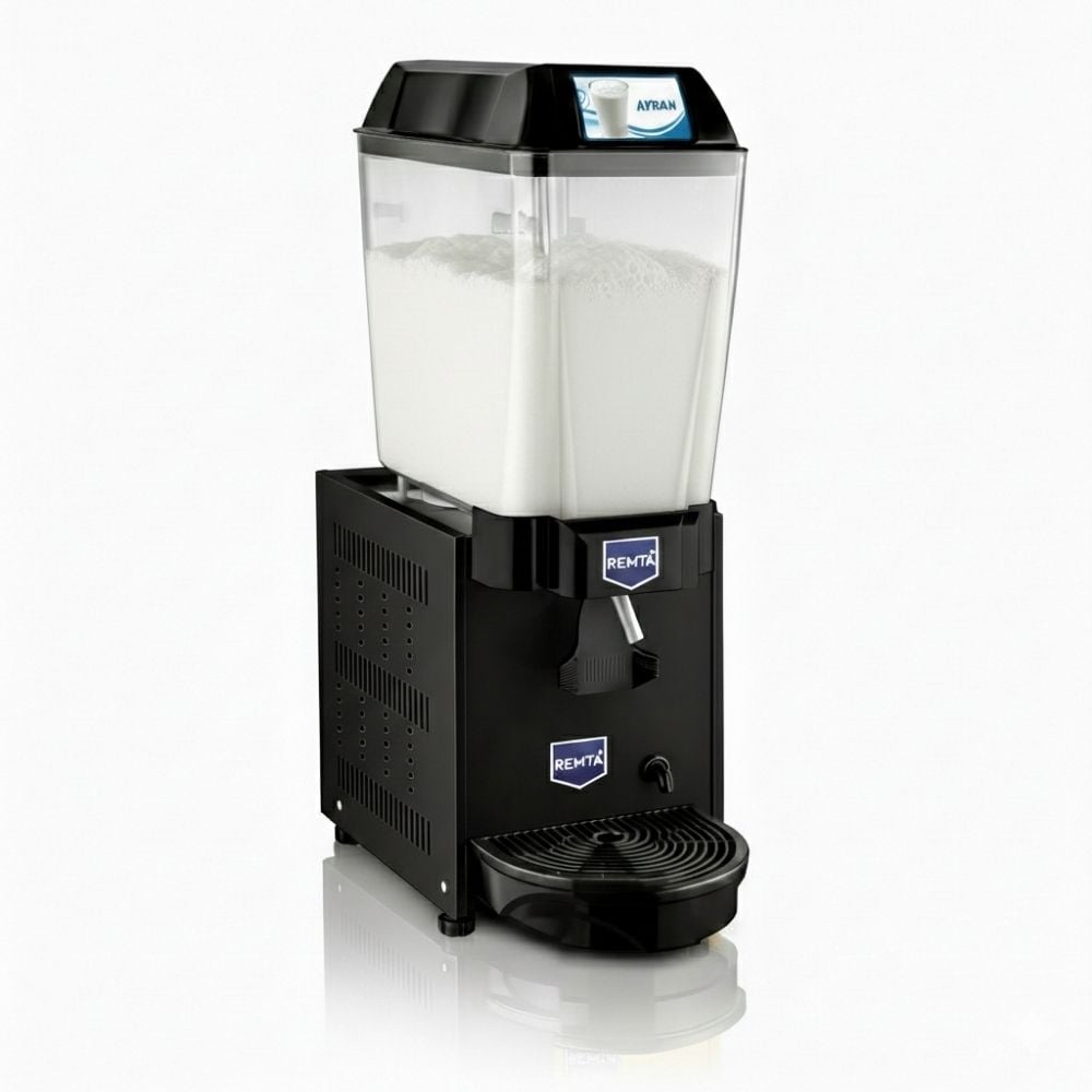 Remta 20 Litre Tekli Ayran Soğutucu Siyah - ST11