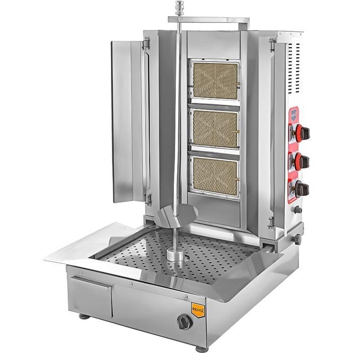 Remta 3 Radyanlı Alttan Motorlu Doğalgazlı Döner Ocağı