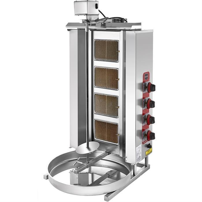 Remta 4 Radyanlı Üstten Motorlu LPG (CE) Döner Ocağı