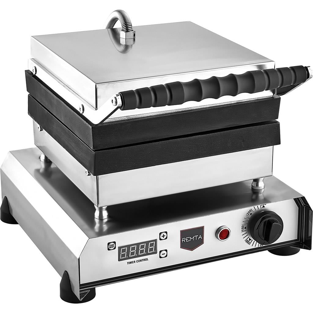 Remta Değişebilir Plakalı Kare model Waffle Makinası Elektrikli