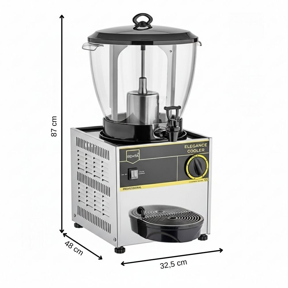 Remta Elegance ST25 21 Litre Şerbet ve Ayran Soğutucu - Gri