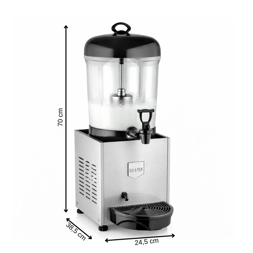 Remta ST18 Mini 7 Litre Şerbet ve Ayran Soğutucu - Gri