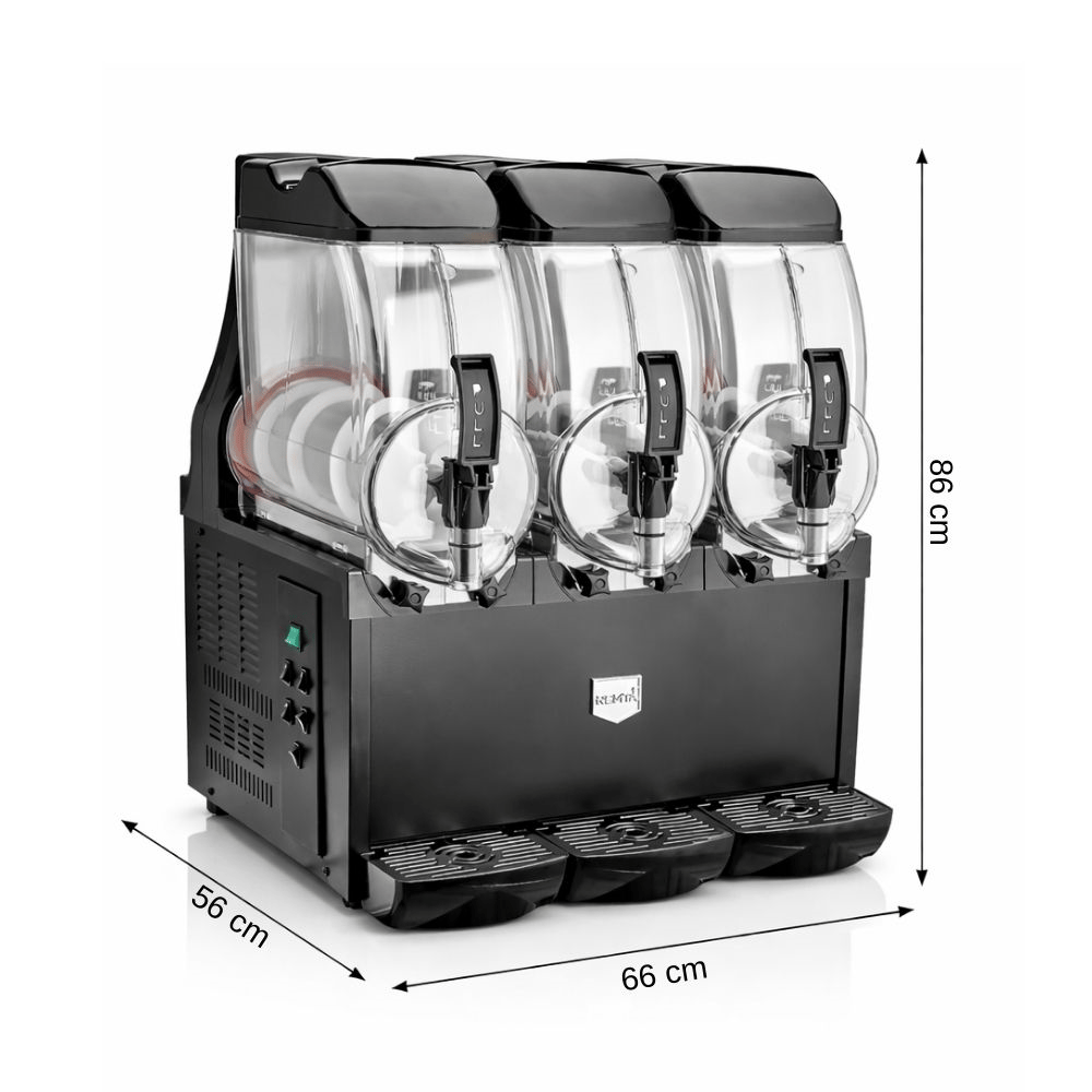 Remta Royal 12+12+12 Litre Üçlü Slush (Buzlaş) Karlamaç Makinesi - ST43