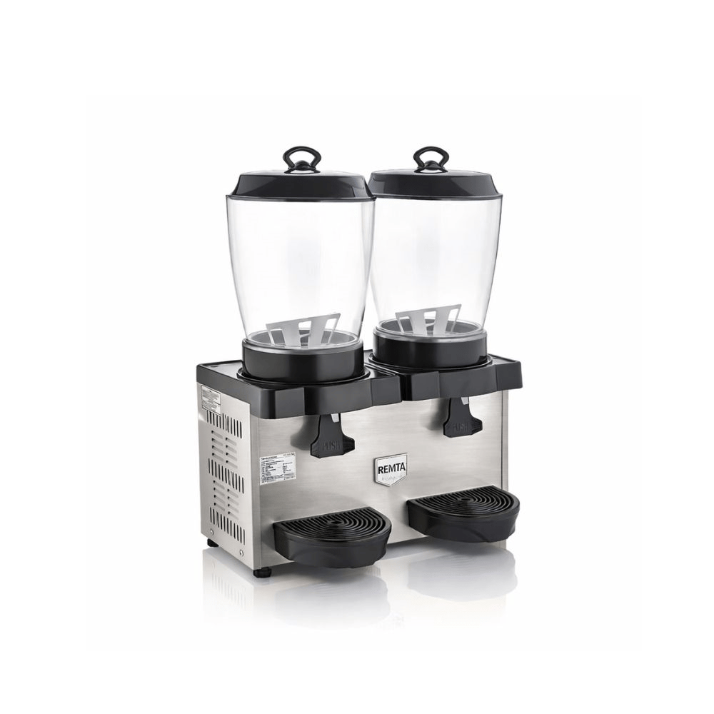Remta ST35 Royal Mini 11+11 Litre İkili Şerbet ve Ayran Soğutucu - Gri