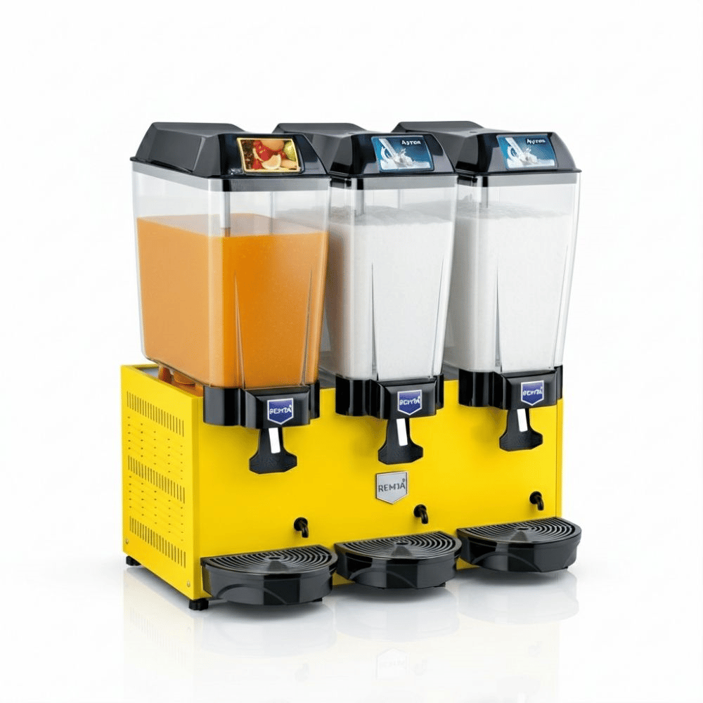 Remta 20+20+20 Litre Şerbet + Ayran + Ayran Soğutucu Sarı - ST19
