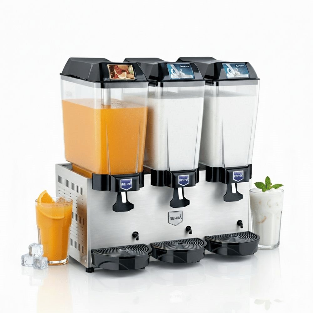 Remta 20+20+20 Litre Şerbet + Ayran + Ayran Soğutucu Gri - ST19