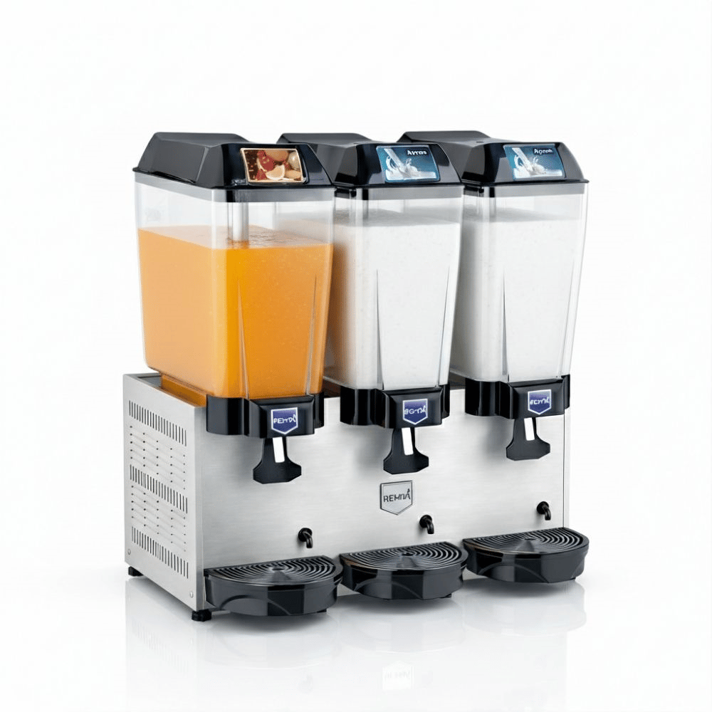Remta 20+20+20 Litre Şerbet + Ayran + Ayran Soğutucu Gri - ST19