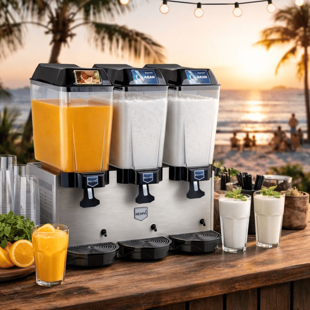 Remta 20+20+20 Litre Şerbet + Ayran + Ayran Soğutucu Gri - ST19