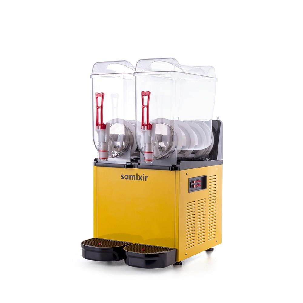 Samixir Twin Çiftli 12+12 Lt Slush Buzlaş Karlamaç Makinesi SLUSH-24-Y