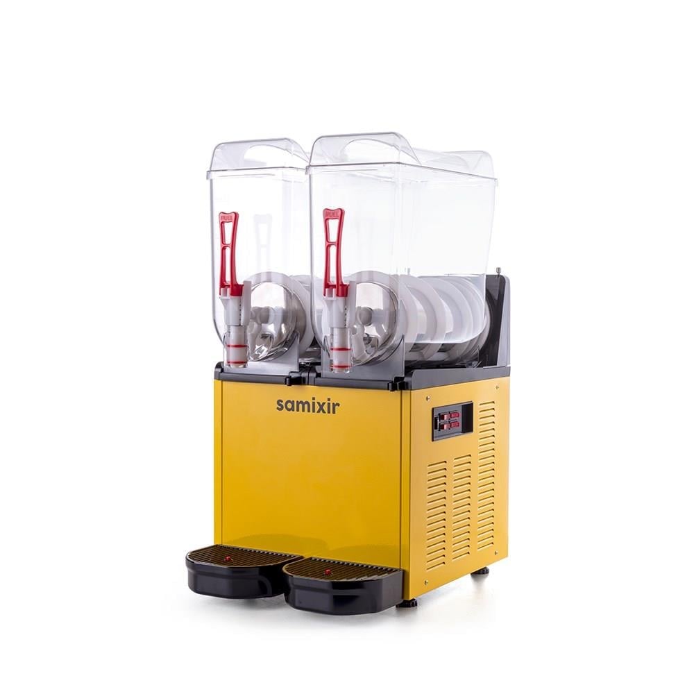 Samixir Twin Çiftli 12+12 Lt Slush Buzlaş Karlamaç Makinesi SLUSH-24-Y