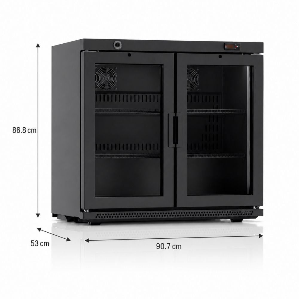 Şenocak GC 230 BB Çift Kapılı Bar Altı Şişe Soğutucu 220V