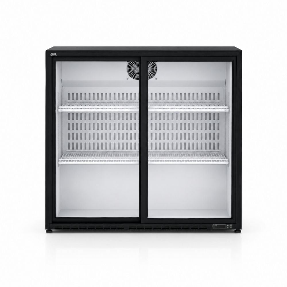 Şenocak S220 BB DD Çift Kapılı Sürgü Camlı Back Bar Şişe Soğutucu 220V