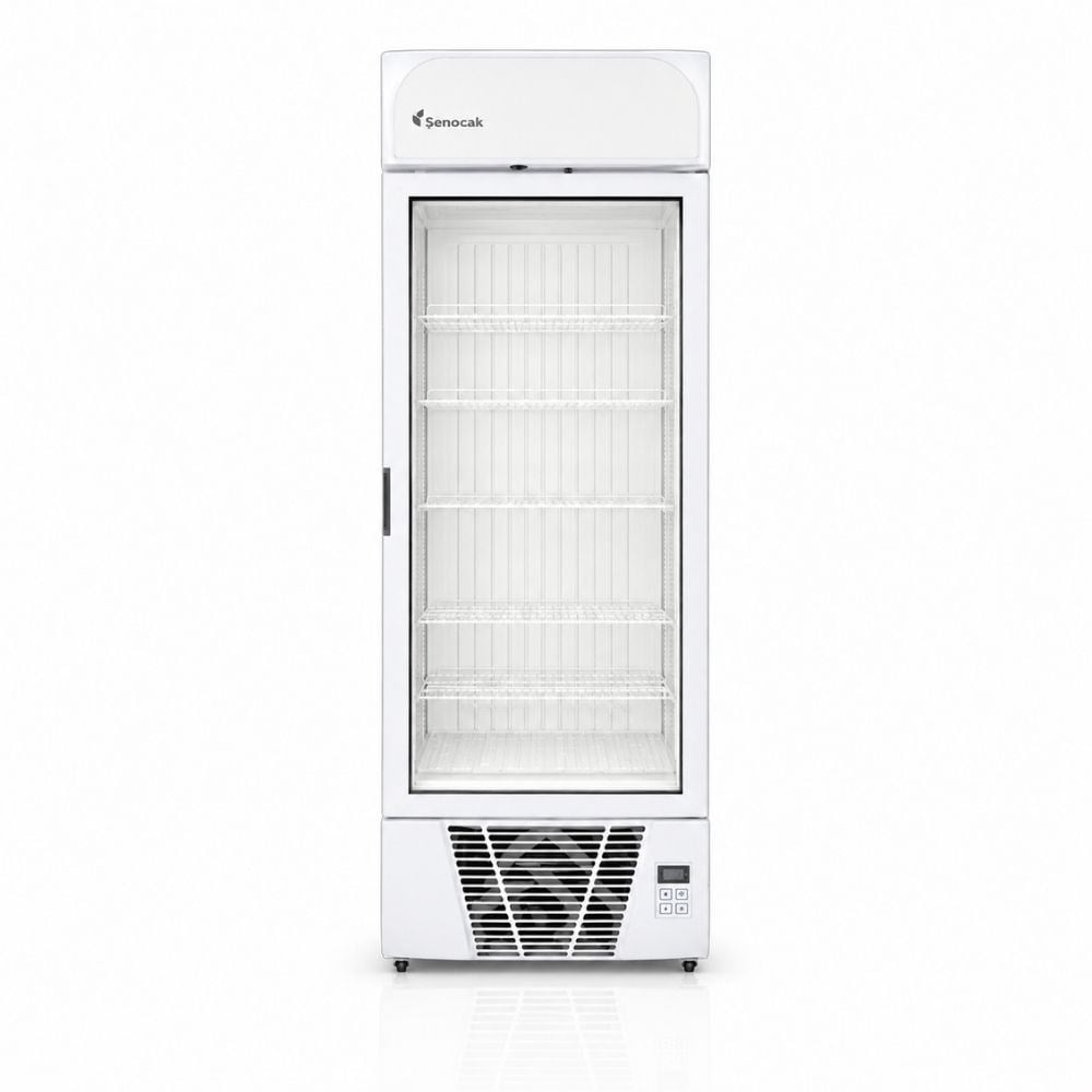 Şenocak VF500 Tek Kapılı No Frost Camlı Dikey Derin Dondurucu 220V