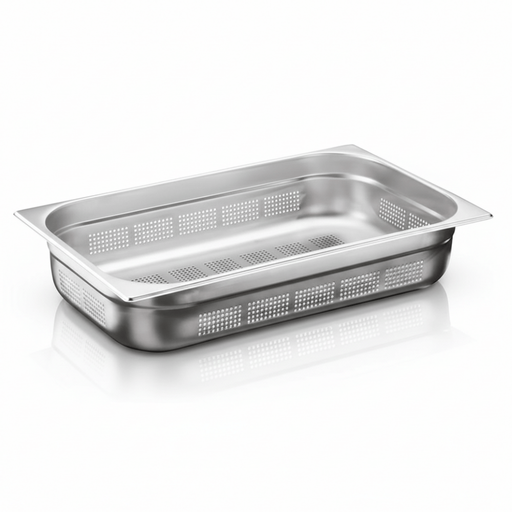 ÜRET Delikli Gastronom Küvet GN 1/1 20 mm 2,5 lt