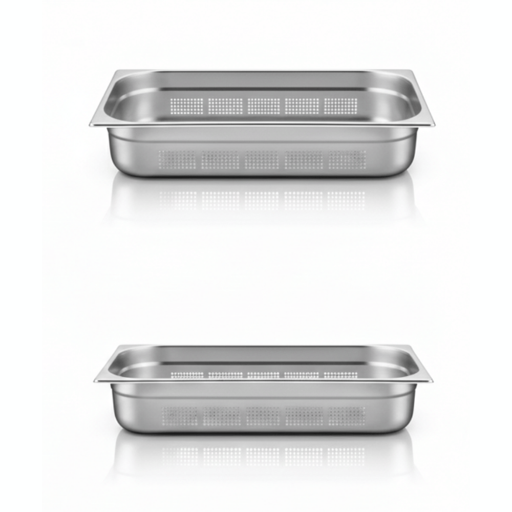 ÜRET Delikli Gastronom Küvet GN 1/1 40 mm 5 lt