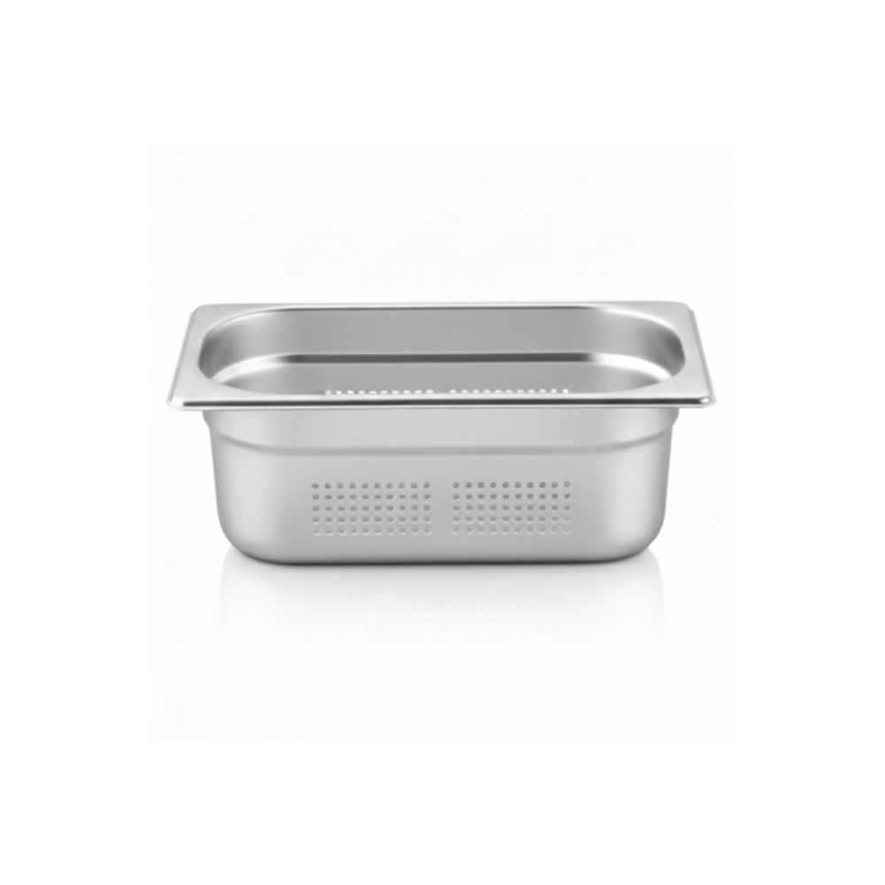 ÜRET Delikli Gastronom Küvet GN 1/4 40 mm 1,2 lt
