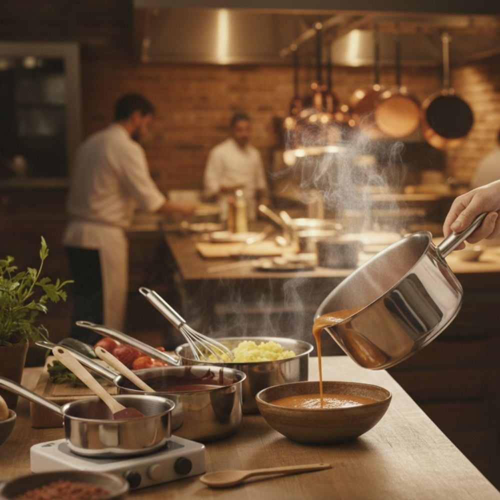 ÜRET Endüstriyel Tabansız Kaçerola Tava 20x9 cm