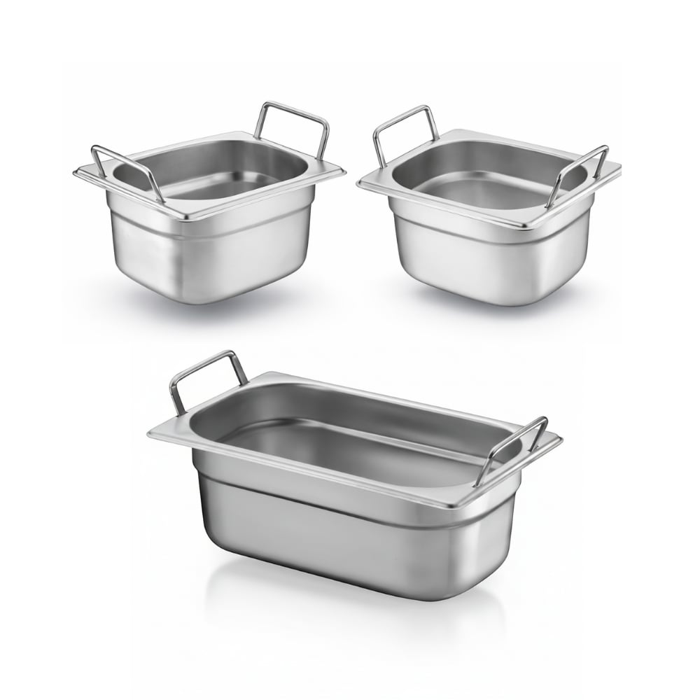 ÜRET Saplı Gastronom Küvet GN 1/4 100 mm 2.8 lt