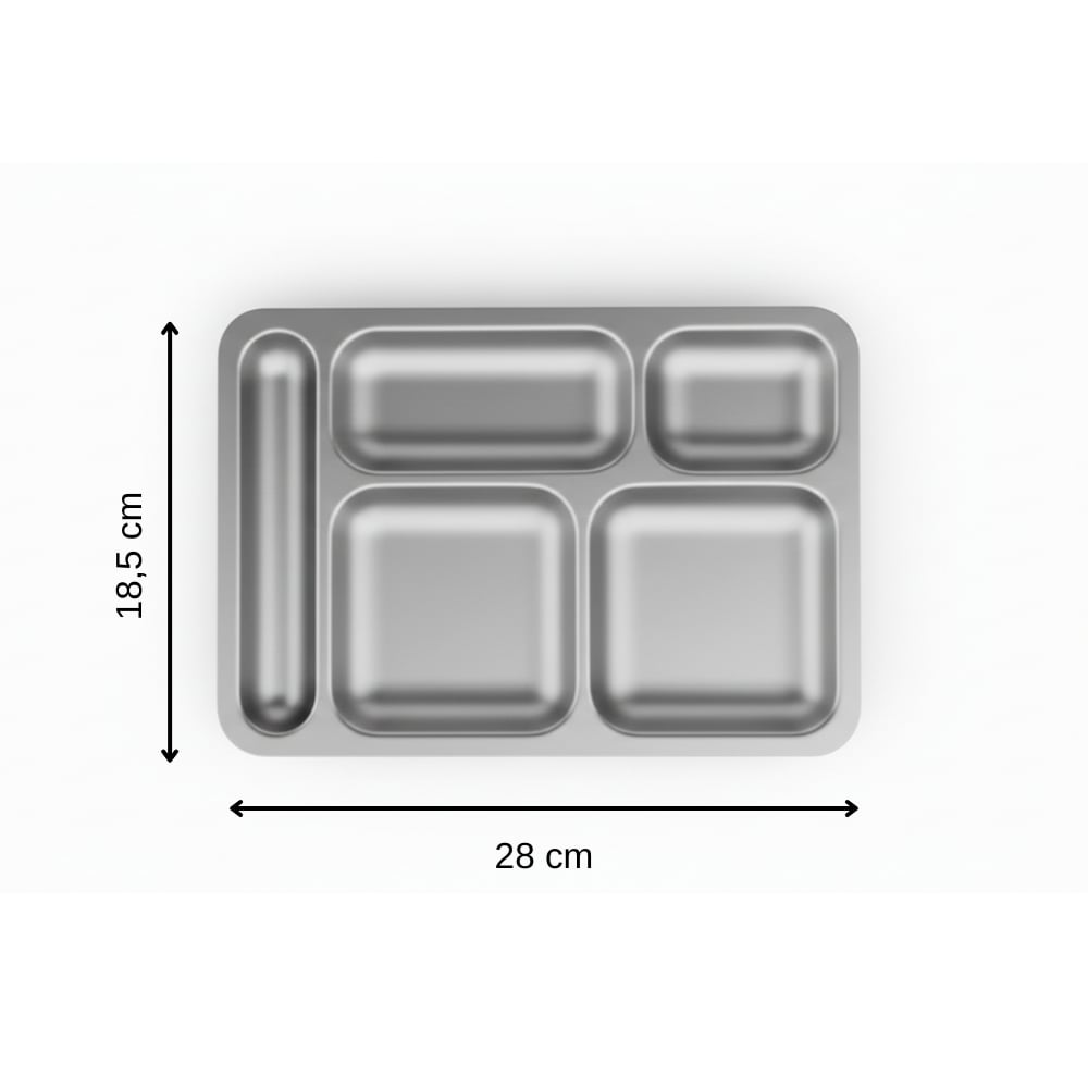 ÜRET Self Servis Tabldot Kahvaltılık Tepsi 18,5 x 28 cm
