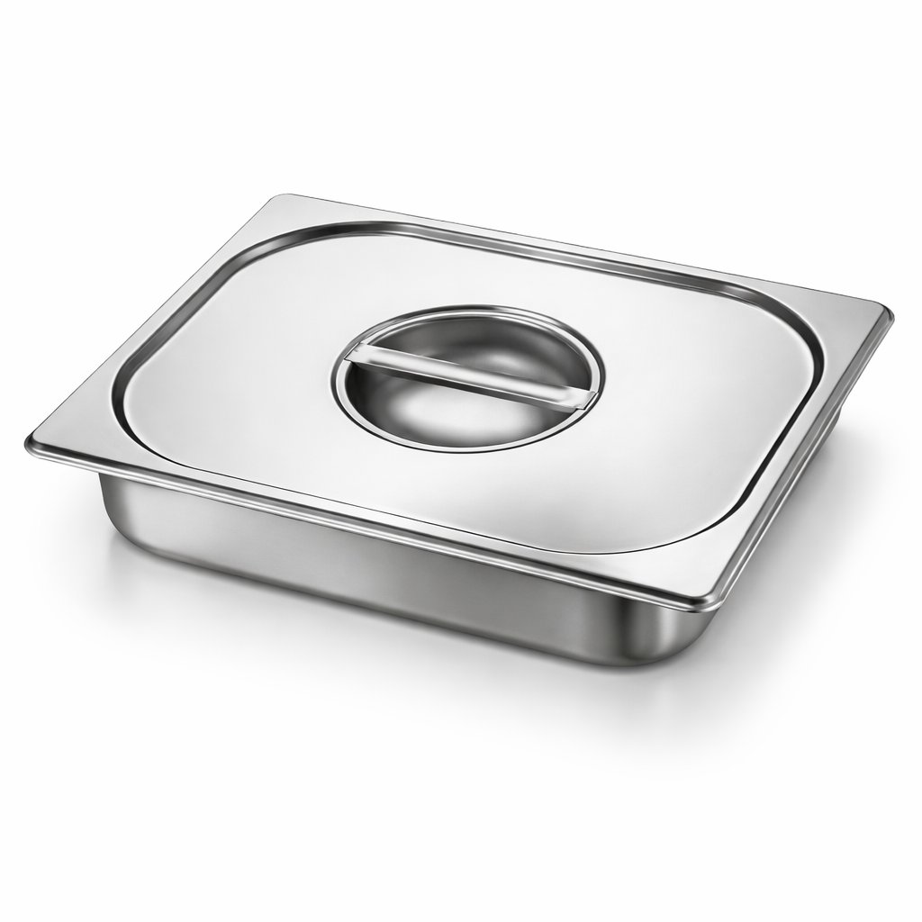 ÜRET Silikon Contalı Gastronom Küvet Kapağı GN 1/1 (53 × 32,5 cm)