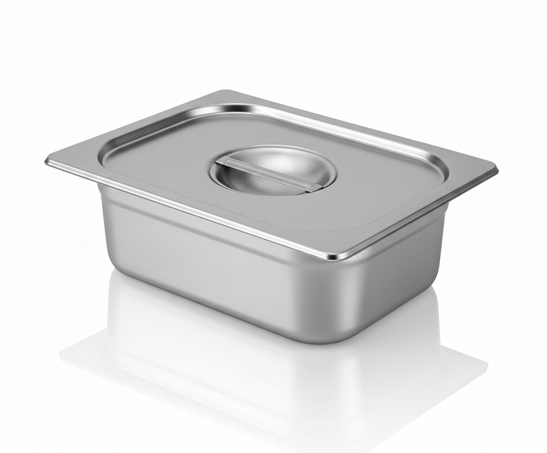 ÜRET Silikon Contalı Gastronom Küvet Kapağı GN 1/2 (32,5 × 26,5 cm)