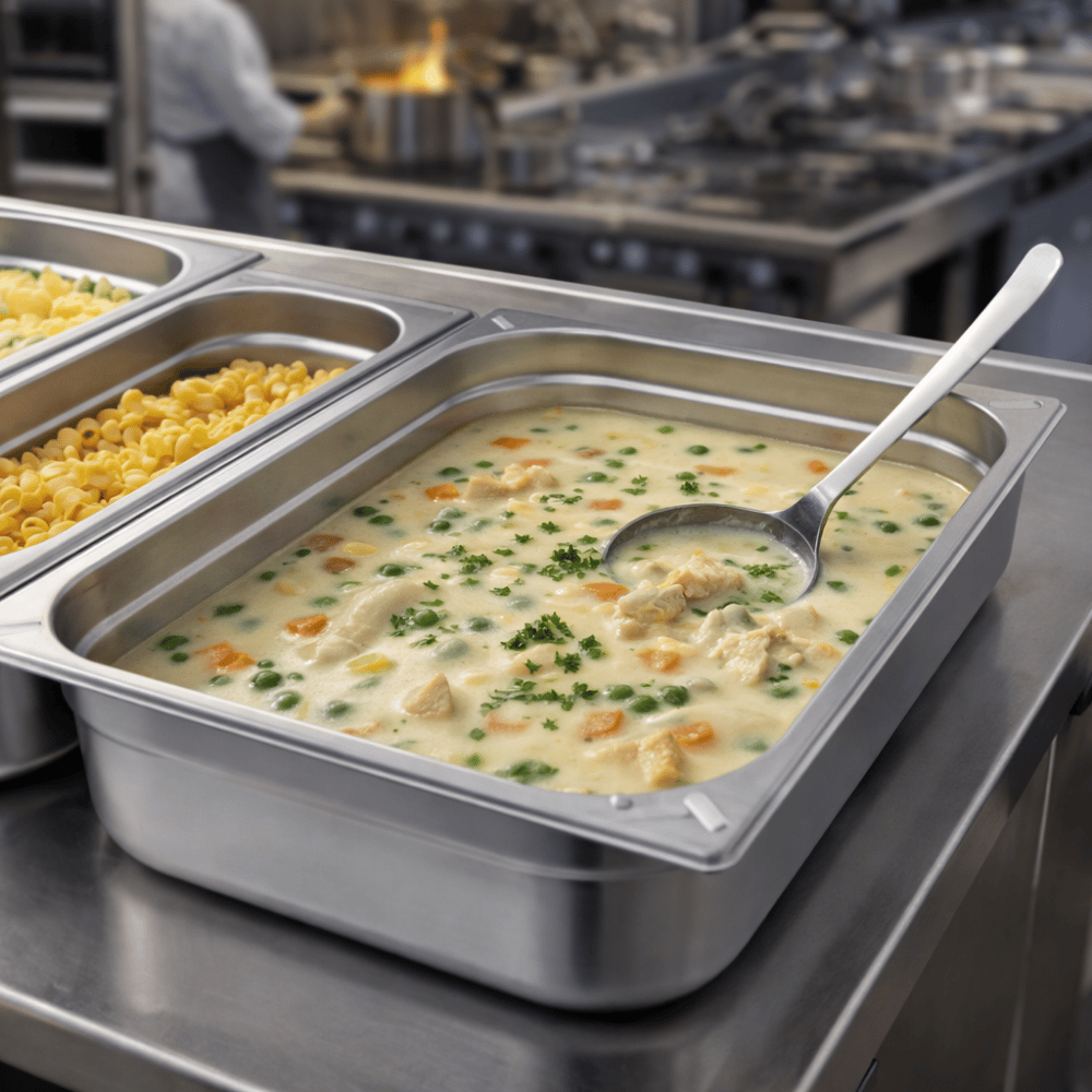 ÜRET Standart Gastronom Küvet GN 2/1 20 mm 5 lt