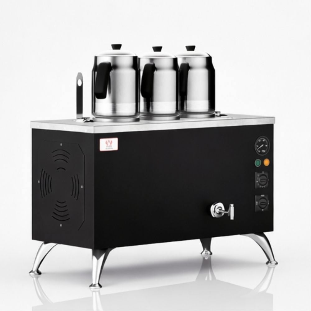 ankaAnka Elektrikli Black Pro Compact Smart 3 Demlikli 30 Litre Çay Makinesi 220VBPE3-S
