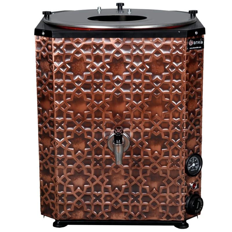 Anka Mini Yeni Nesli Çay Makinesi 1 Demlikli 5 Litre Bakır