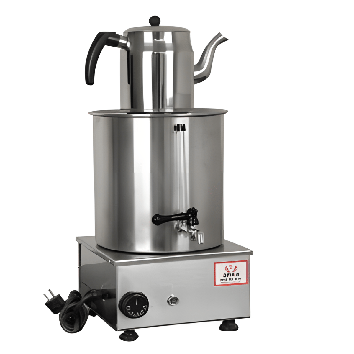 Anka Paslanmaz Mega Çay Makinası 2 demlikli 12 Litre