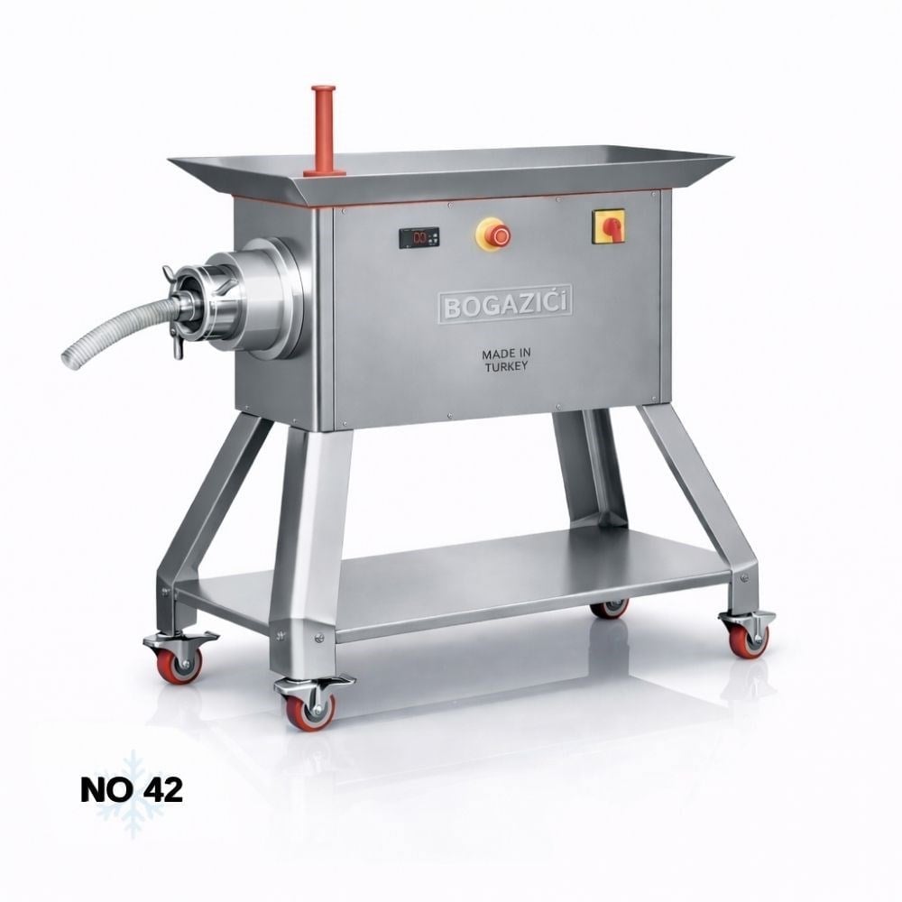 BoğaziçiBoğaziçi No 42 Sinir Ayıklamalı Ayaklı Soğutmalı Kıyma Makinesi 380VBPKM.42SA.İ