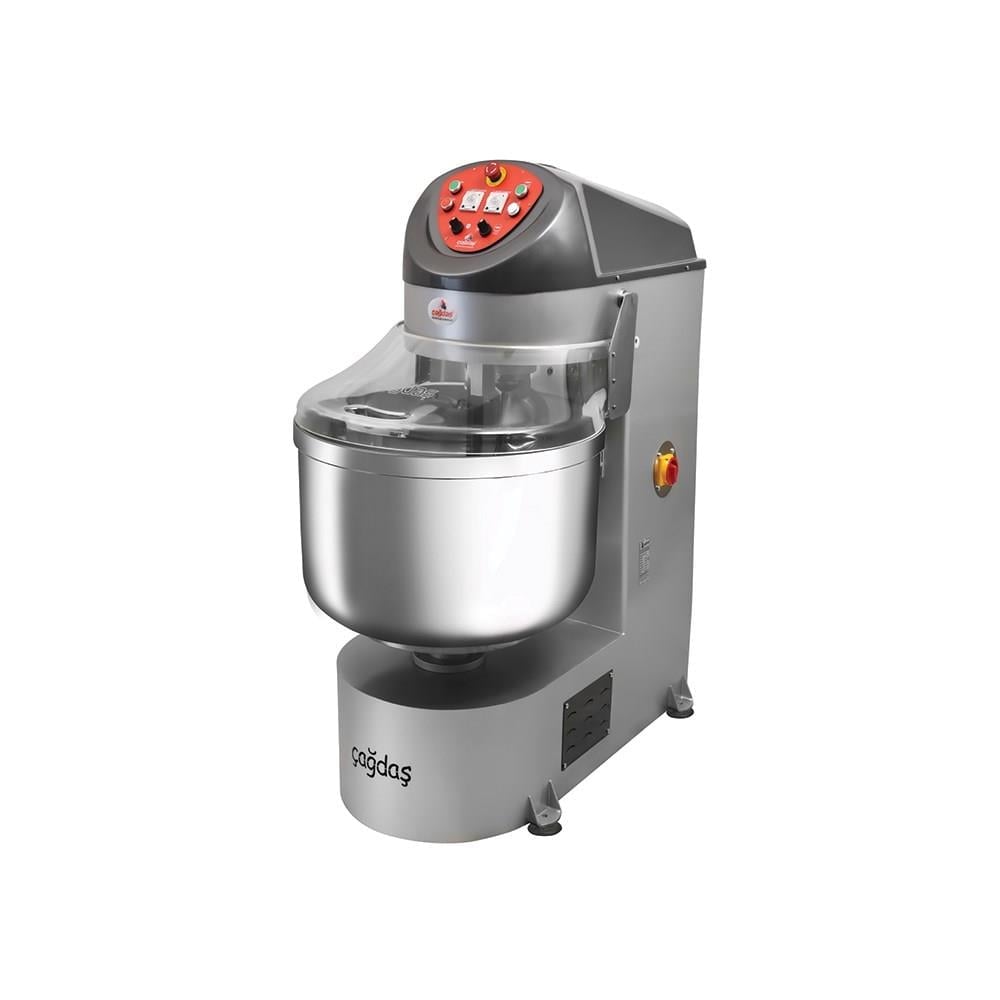 Çağdaş Endüstriyel Çift Devir 50 kg Spiral Hamur Yoğurma Makinesi 380V