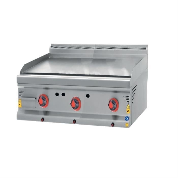CSA İnox Karacasan Endüstriyel 120 cm 600 Seri Set Üstü Doğalgazlı Pleyt Izgara