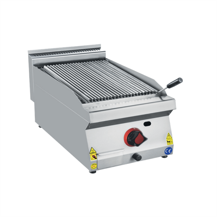 CSA İnox Karacasan Endüstriyel 40 cm 700 Seri Set Üstü LPG Tüplü Lavataş Balıksırtı Izgara