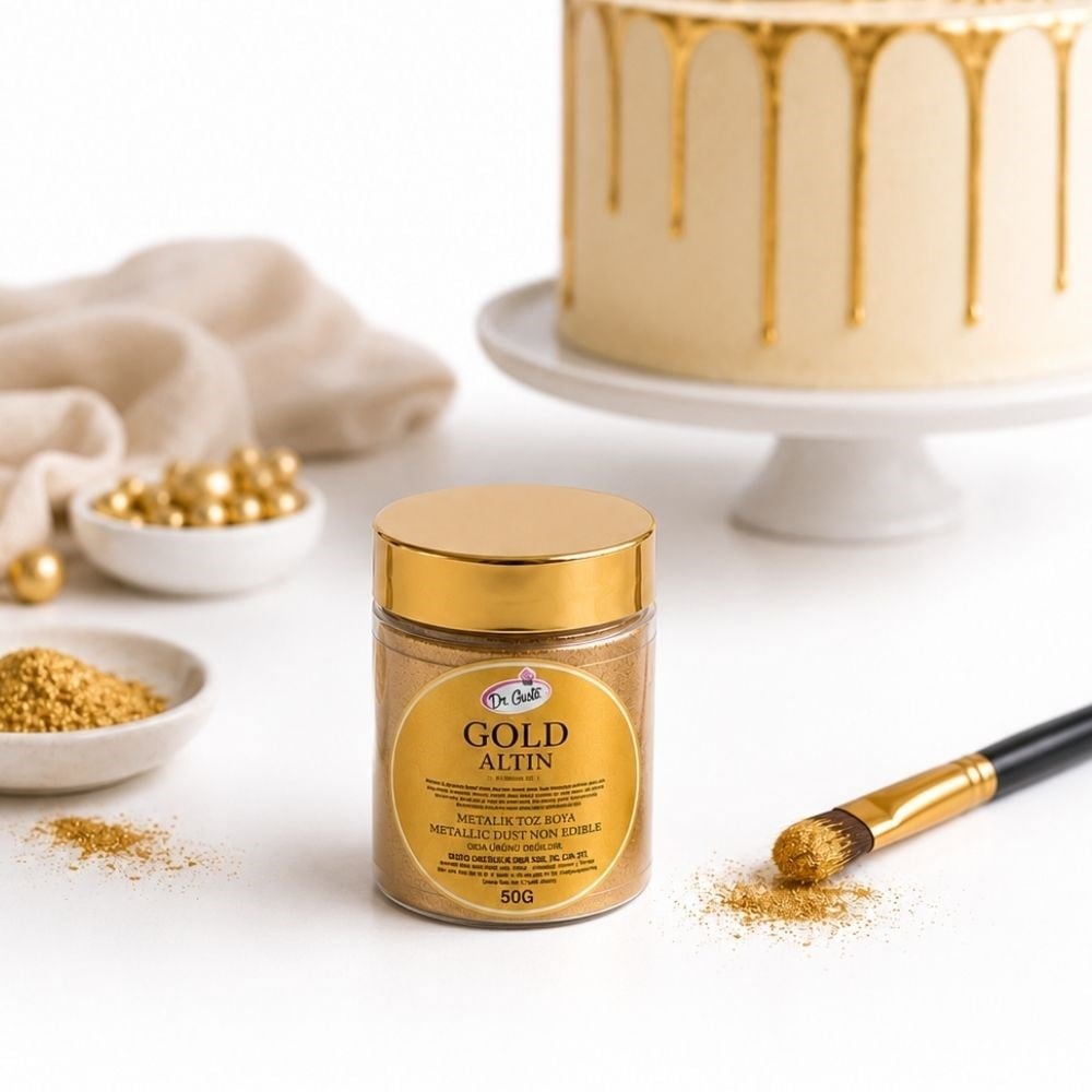 Dr. GustoDr. Gusto Gold Metalik Toz Dekor Boya 50 Grglps00101