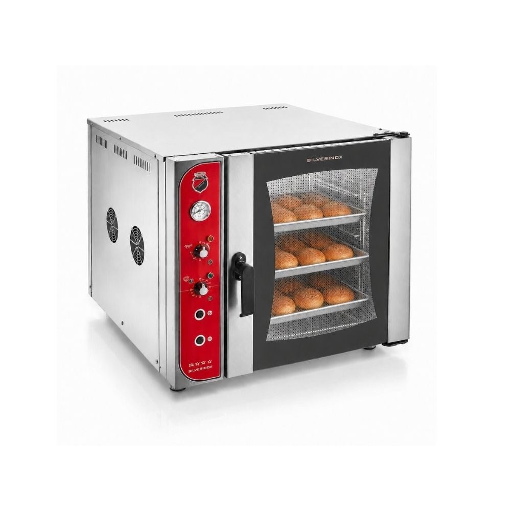 Işıkgaz SilverinoxPimak Elektrikli Patiseri Fırın 40X60 Cm - 6 Tepsi 380VPT-6