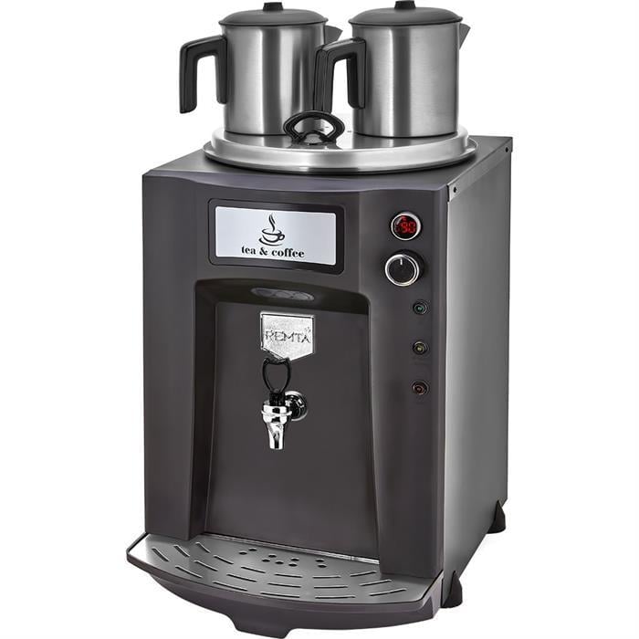 Remta Premium Jumbo 23 Litre İki Demlikli Çay Makinesi - Siyah
