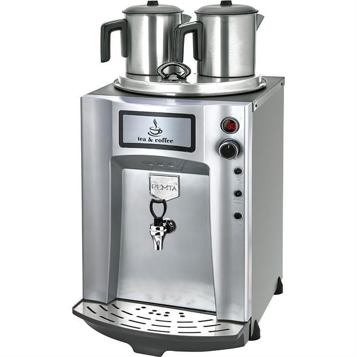 Remta Premium Jumbo 23 Litre İki Demlikli Çay Makinesi - Gri