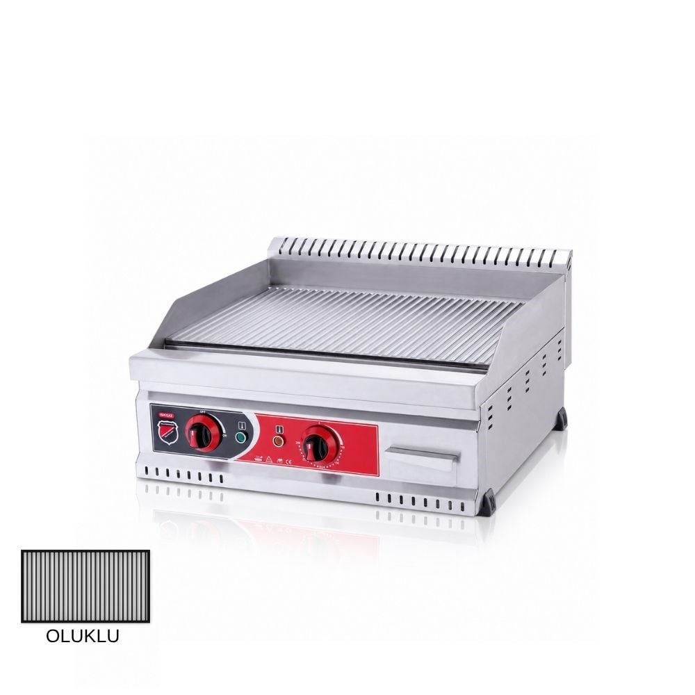 Işıkgaz SilverinoxSilverinox 600 Seri Elektrikli Oluklu Izgara 60x60 Cm 220VPGE-60-T